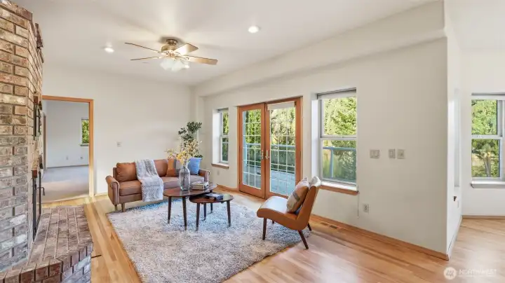 This inviting living area offers the perfect place to relax, unwind, and enjoy the surrounding views.