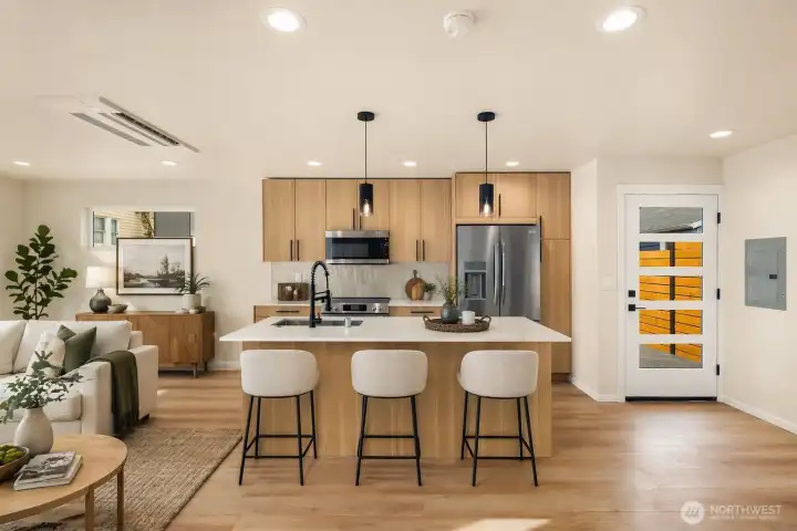 Photo is virtually staged