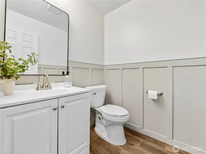 Downstairs half bathroom Downstairs half bathroom