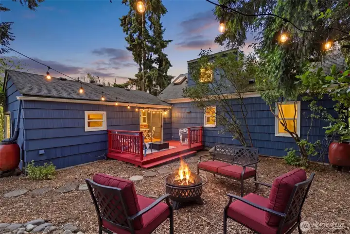 Private outdoor living space with room to relax and entertain