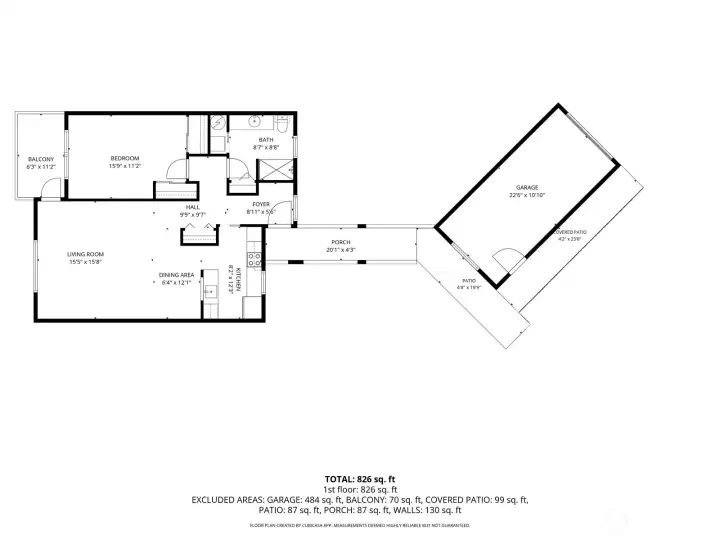 App drawn floor plan for informational purposes only. Measurements are not exact. App drawn floor plan for informational purposes only. Measurements are not exact.