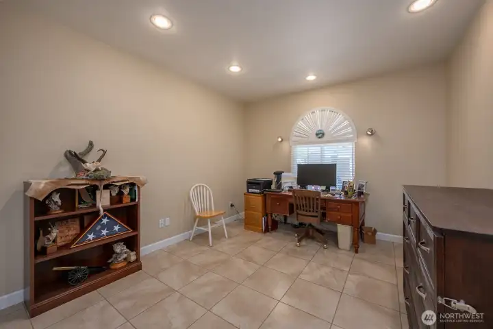 This is the 4th bedroom/office just off of the entry.