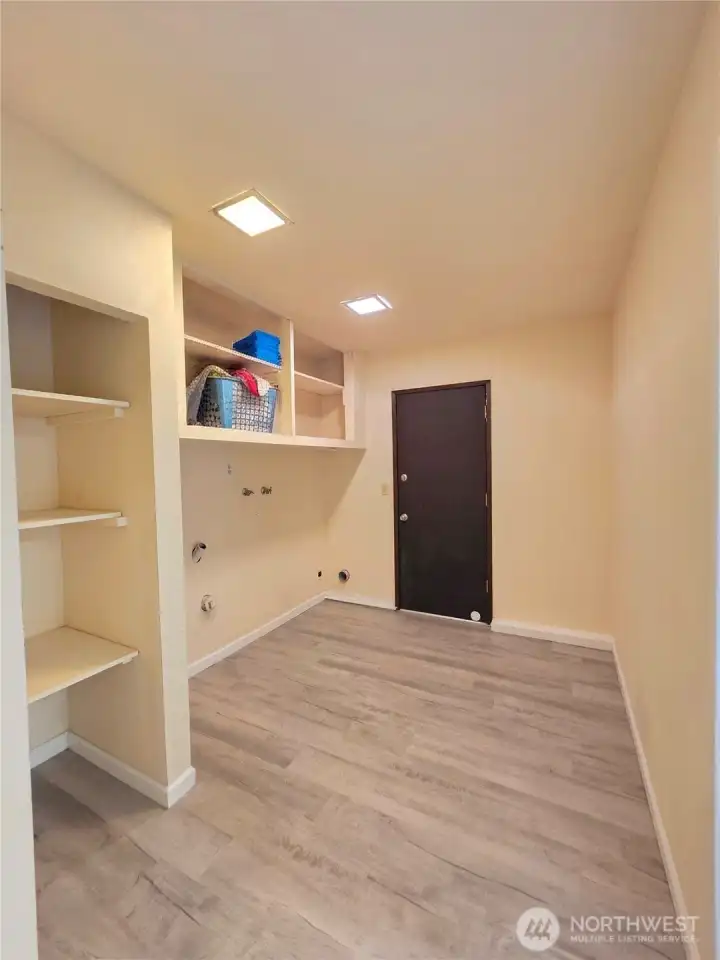 The laundry room