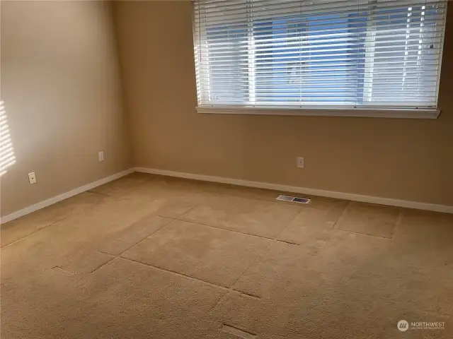 Master bedroom with fully sunny