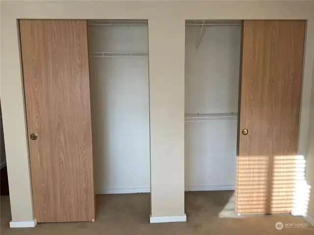 Double closet for his and her