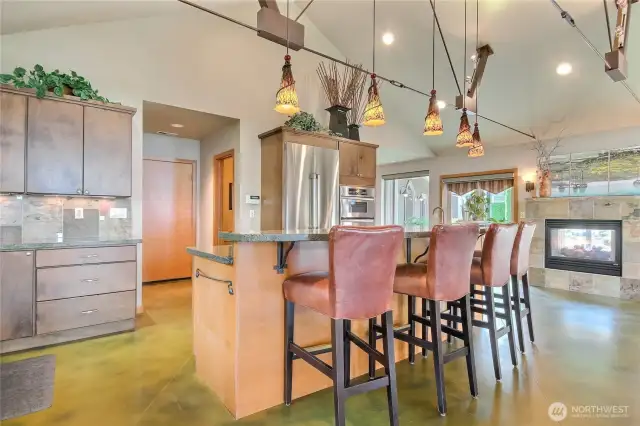 Gourmet kitchen