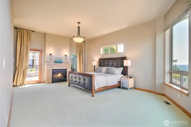 Large Master suite on main