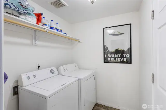 Laundry room. Washer and dryer stay!