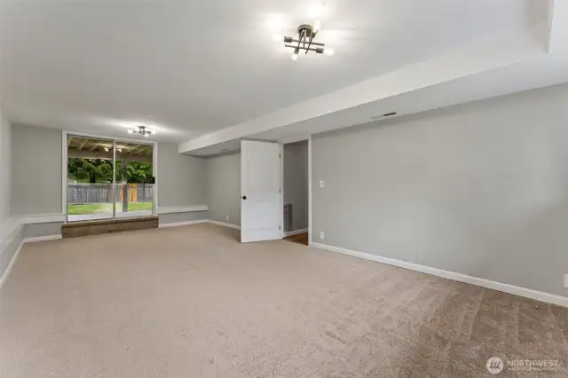 Downstairs family room