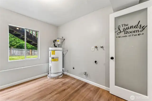 Updated Laundry room