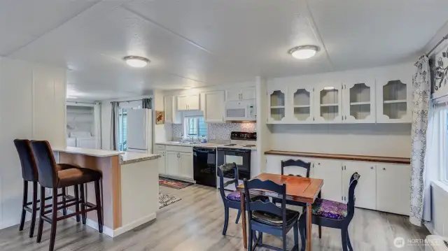 Don't miss the buffet in this dining room, great for easy serving or additional kitchen storage.