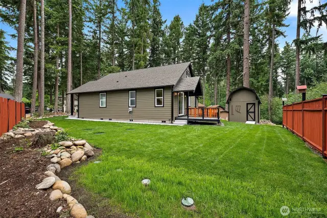 Look at the Size of this Landscaped Lot!