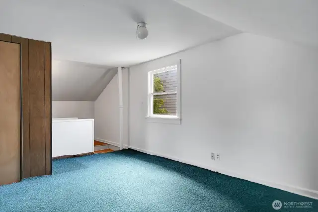 Upstairs rooms.