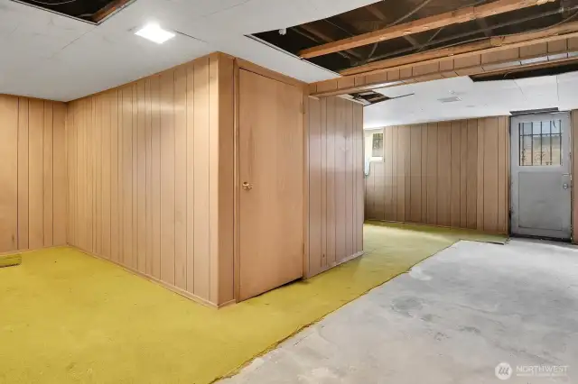 The large basement.