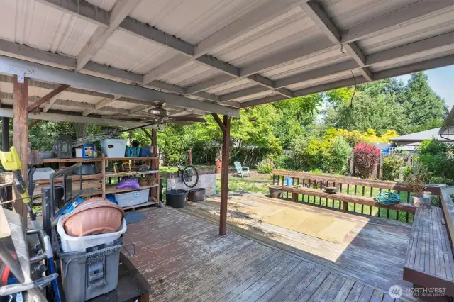 Covered Back Deck