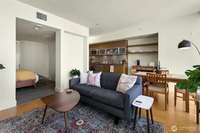 Efficient floorplan does not have hallway space; meaning all of the footage is usable; great function.
