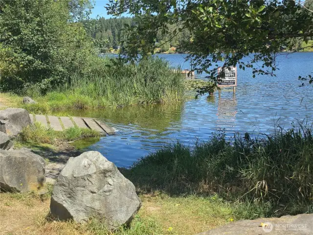 Ohop Lake boat launch!