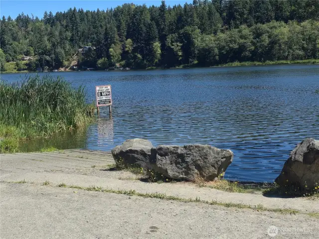 Boat launch located not far from property.