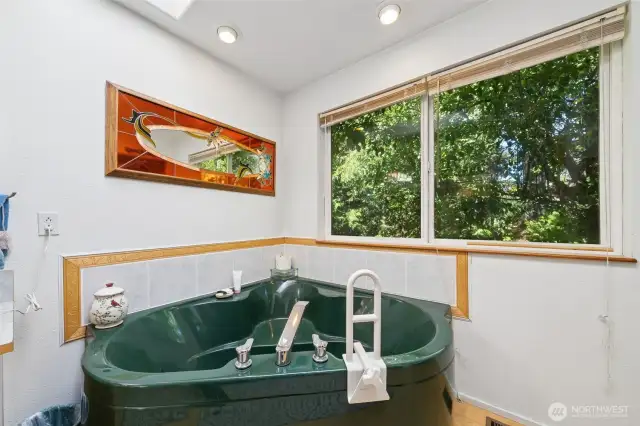 Soaking Tub in Primary Bathroom