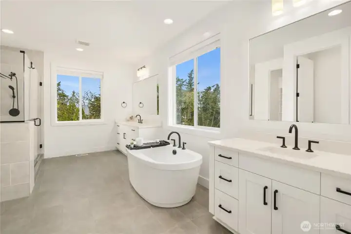 Primary bathroom suite