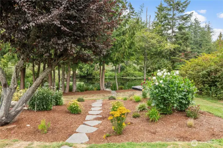 Beautifully landscaped