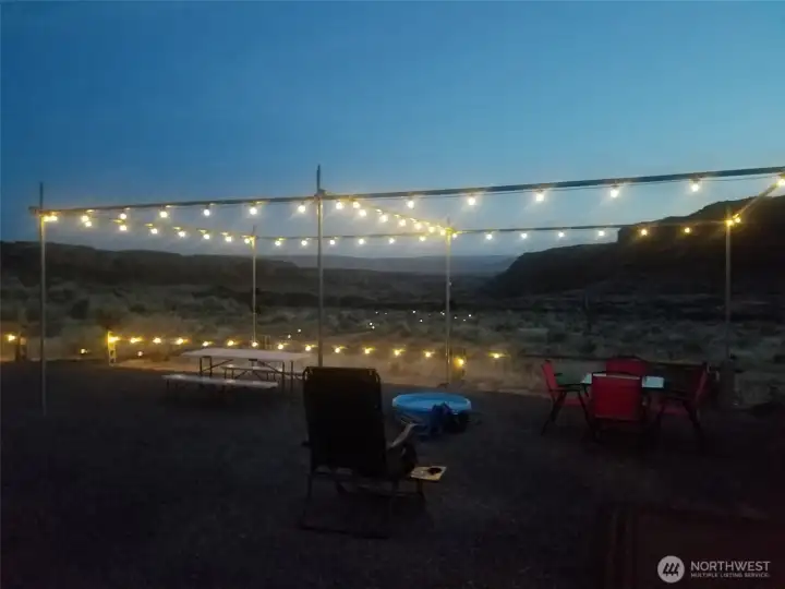 Gazebo at night