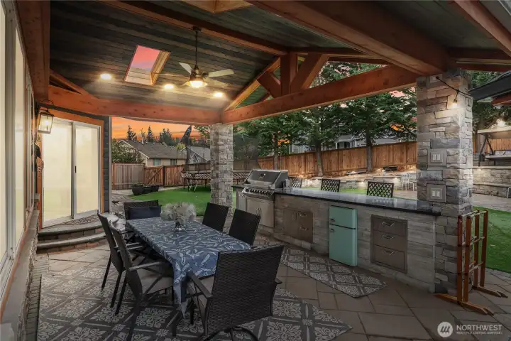 Outside Kitchen and Patio