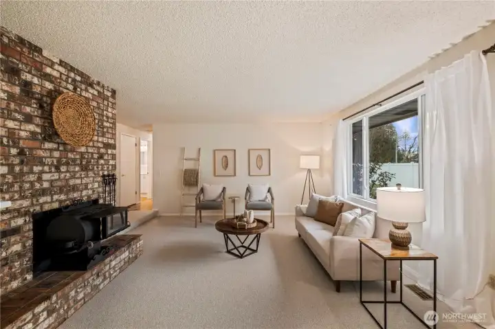 View from the second living space.