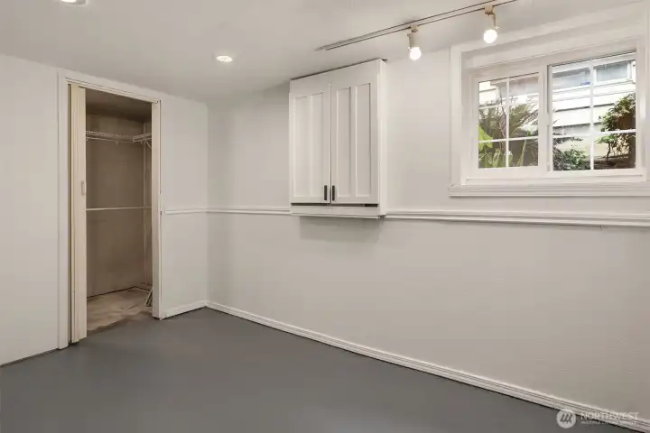 downstairs office/den