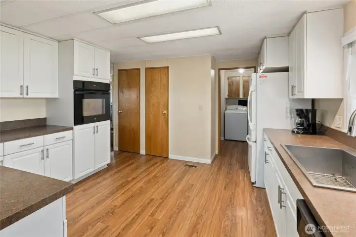 Pantrys and access to the large laundry room