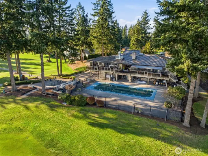 Clubhouse, Pool and Golf Course