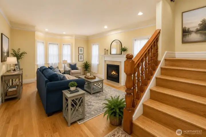 Virtually Staged - Cozy Living Room Virtually Staged - Cozy Living Room