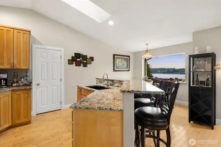 Kitchen view.