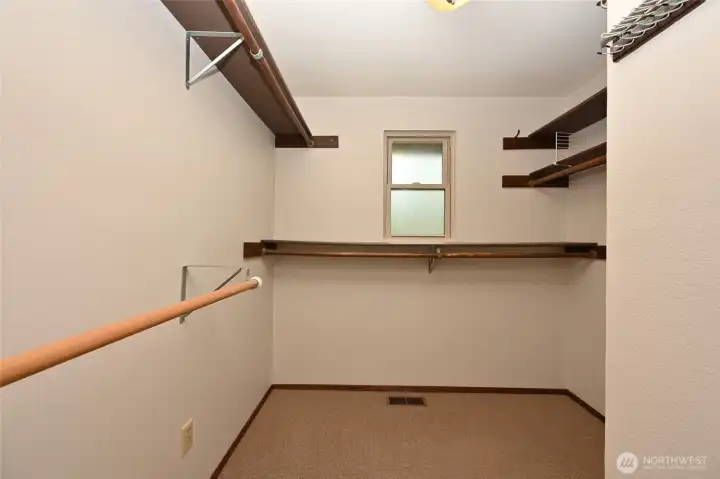 Walk-in closet with lots of space
