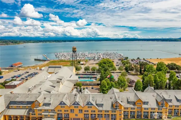Semiahmoo Marina aerial