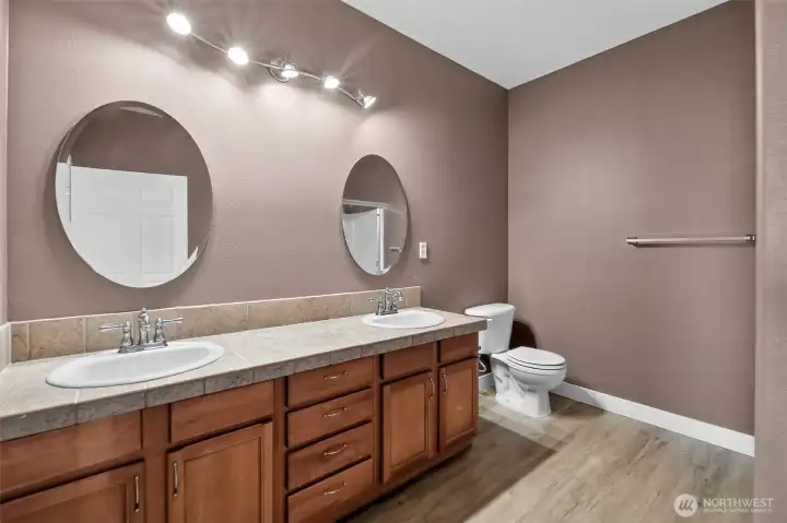 Primary 3/4 bath Primary 3/4 bath