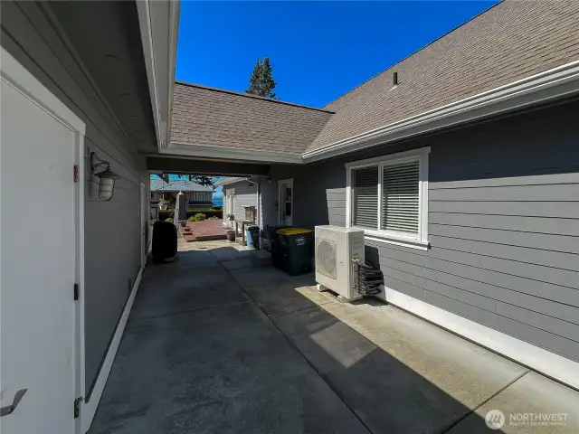 Another view of the doors to shop area.