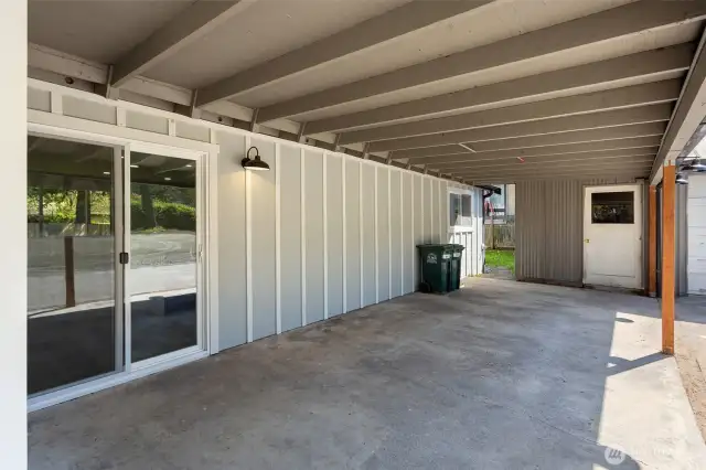 Covered patio
