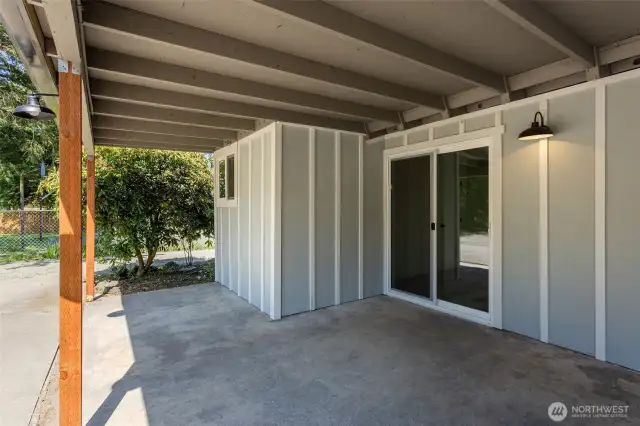 Covered patio