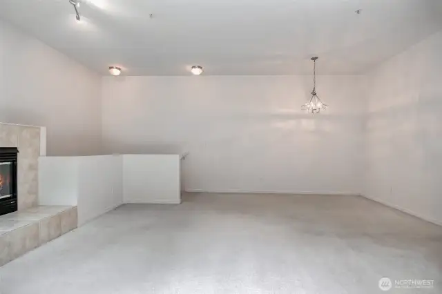 Inviting open floor plan.