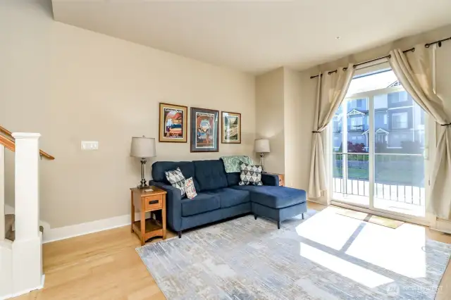 Look at all this space... choose your favorite living room furniture! It will fit!