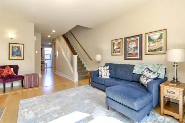 Head on up to the second story living area...