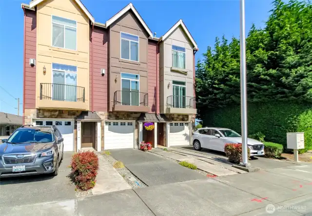 Off street parking and a 2 car tandem garage with tons of extra storage!