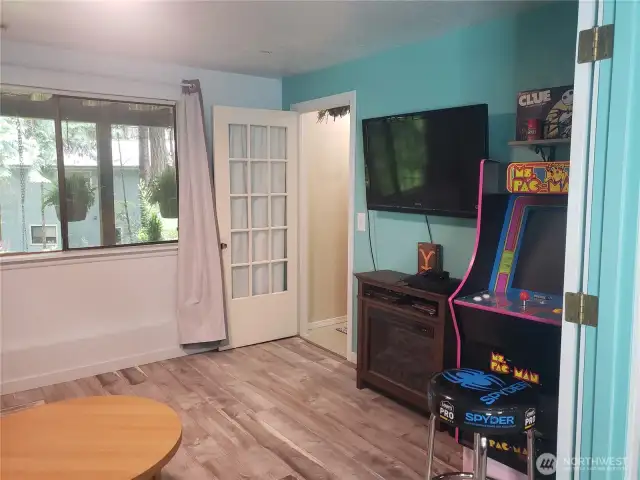 Lower bedroom - front entry