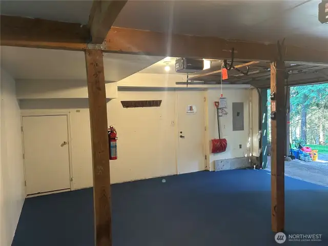2-car garage (attached)  Recently updated with new floor sealant for a clean finish.