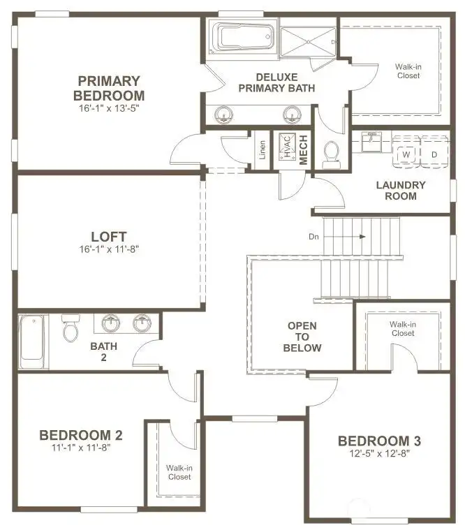 Upper Floor Layout