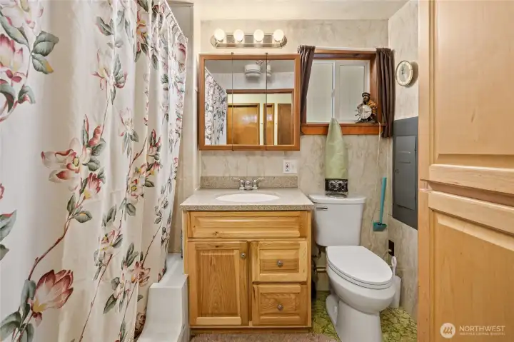 Full bathroom on main floor
