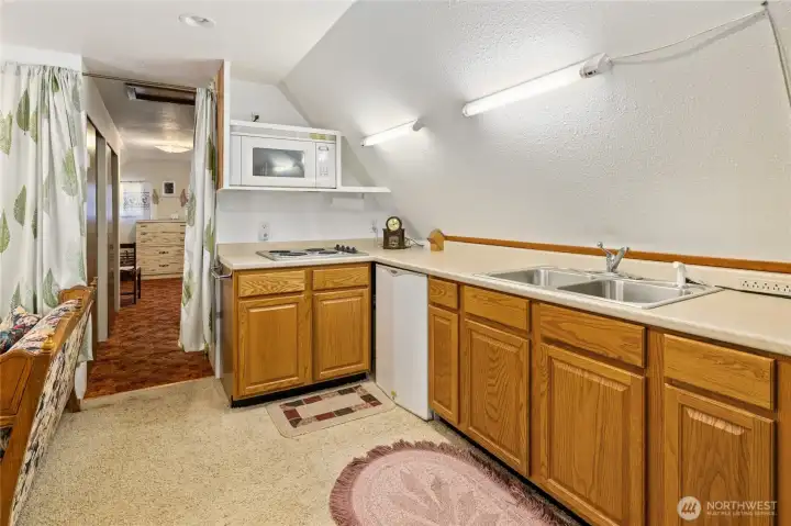 Upstairs kitchen