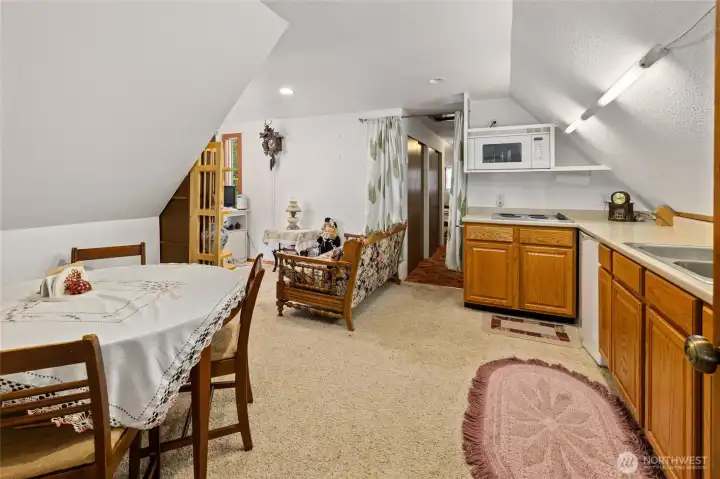 Upstairs living space