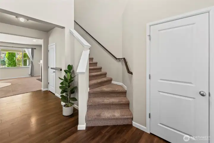 Coat closet off of front